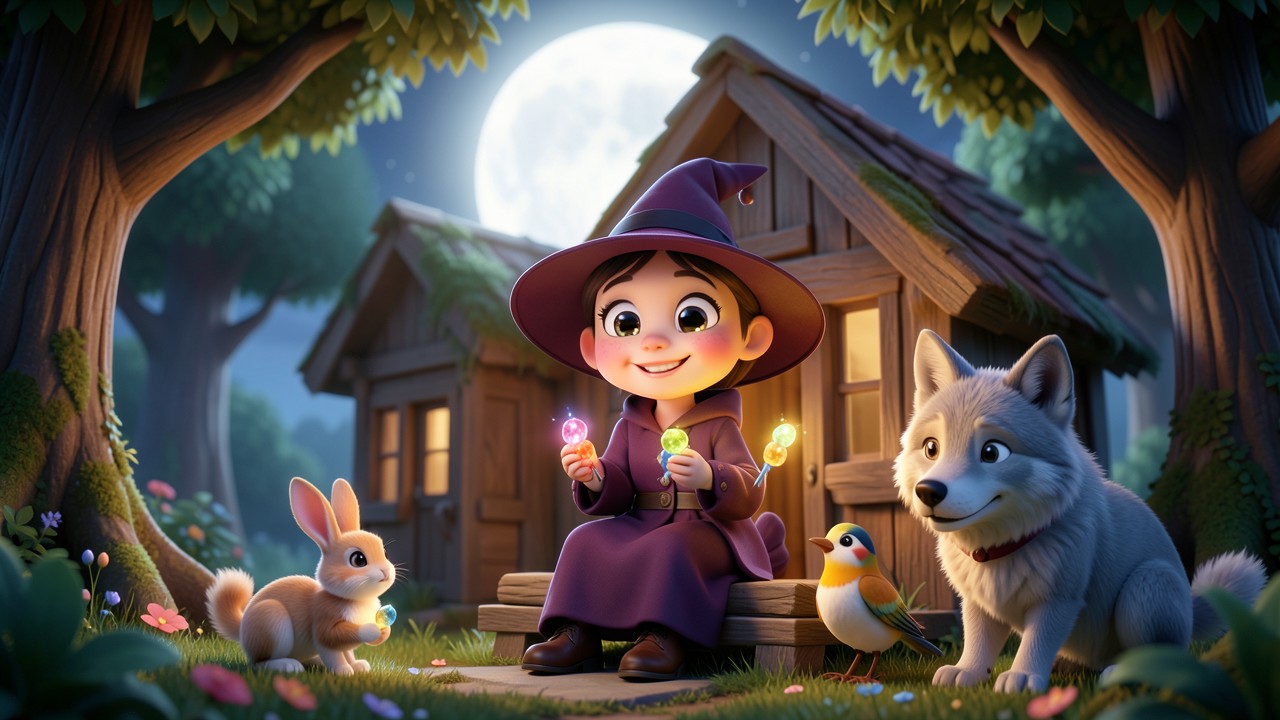 Cuentos de brujas cortos: La bruja que amaba los dulces