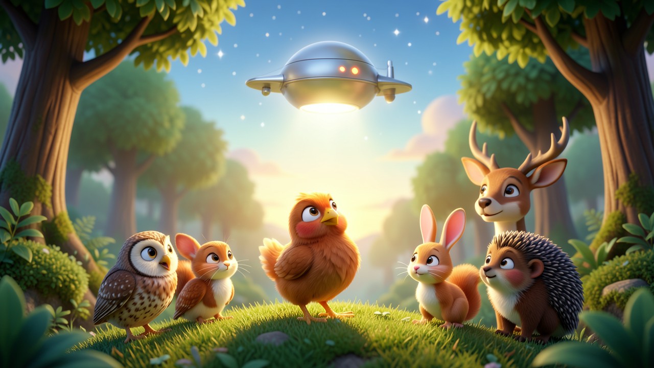Chicken Little Fairy Tale: A Sky-Faring Adventure