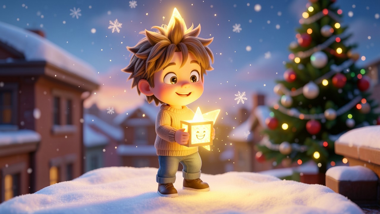 Weihnachtsgeschichte für Kinder: Der Stern, der zum Lachen kam