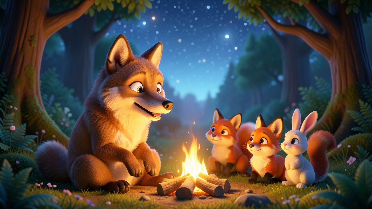 The Story of a Wolf Who Loved to Sing