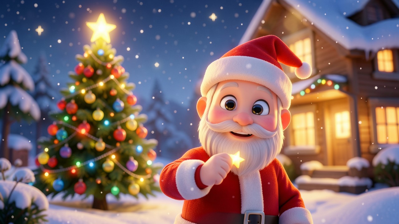 Storie della buonanotte natalizie: La stella che cantava per Babbo Natale