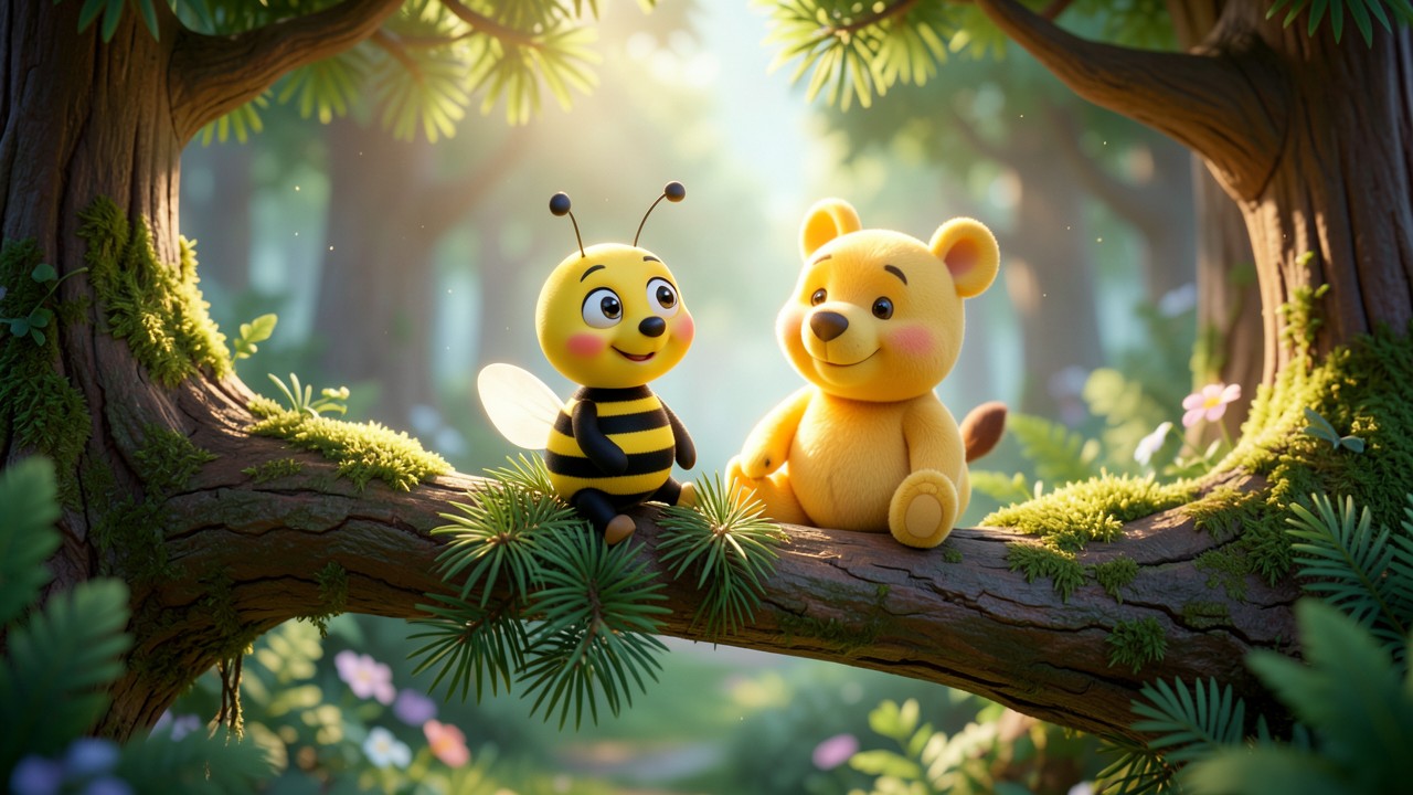 Cuentos de Winnie Pooh para leer: La abeja que no quería volar