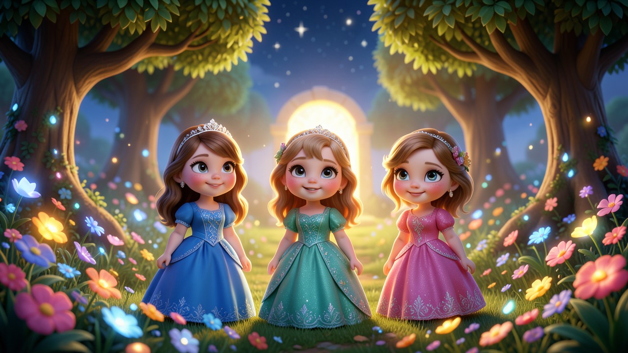 Les princesses contes et le jardin des rêves