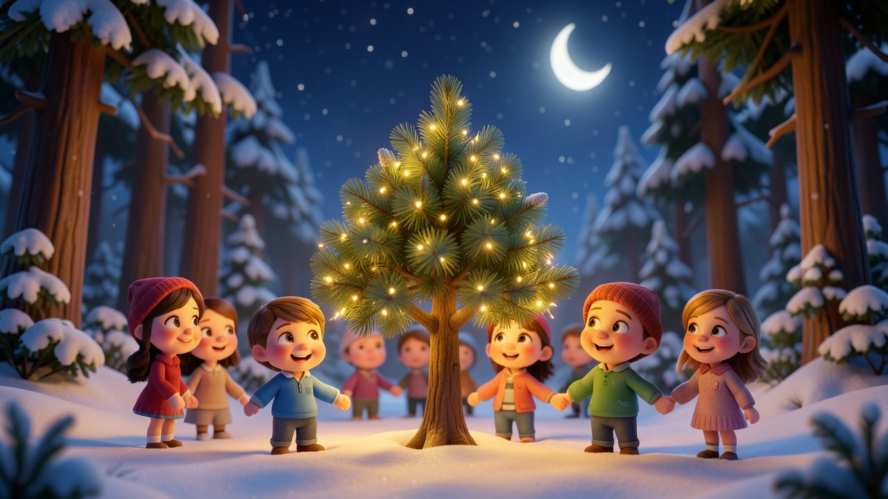 Schöne Weihnachtsgeschichten: Der kleine Tannenbaum und das vergessene Licht