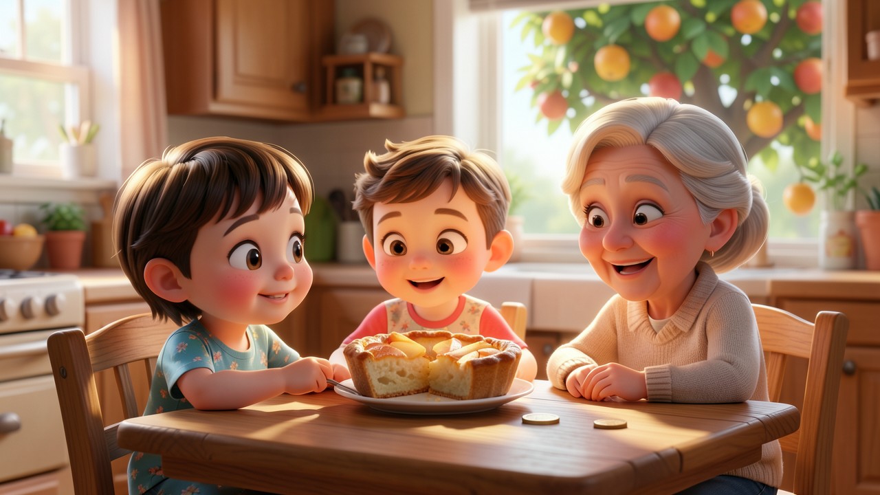 Cuentos de conflictos y soluciones cortos: El conflicto del pastel de manzana
