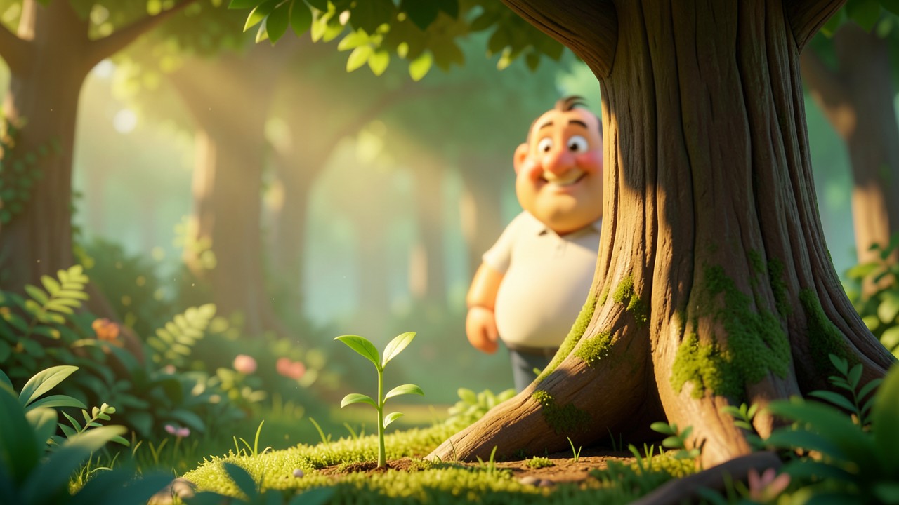 A Small Story Moral: The Little Seed and the Giant Tree