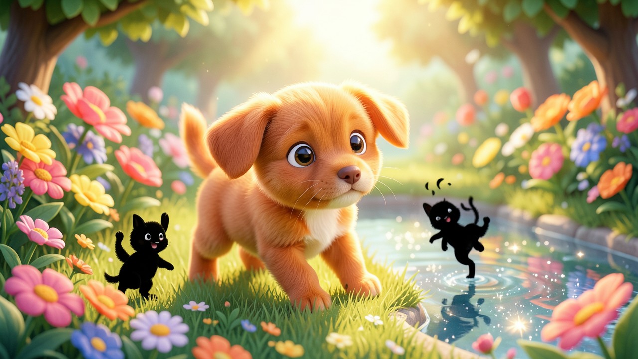 Histoire courte à lire 2 ans : Le Petit Chien qui Perdait ses Ombres