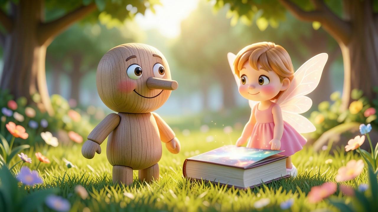 Pinocchio Storia Breve per Bambini: Il Legno che Sognava