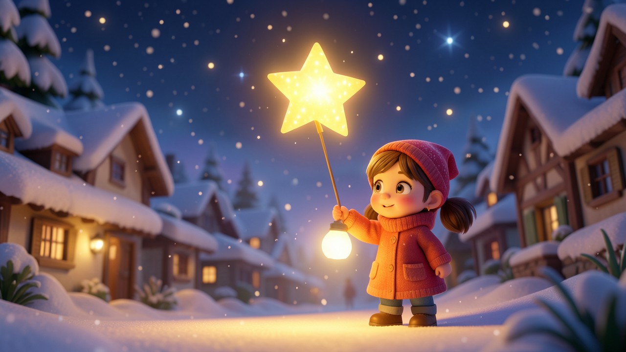 Geschichte Weihnachten Kurz: Der kleine Stern und das vergessene Licht