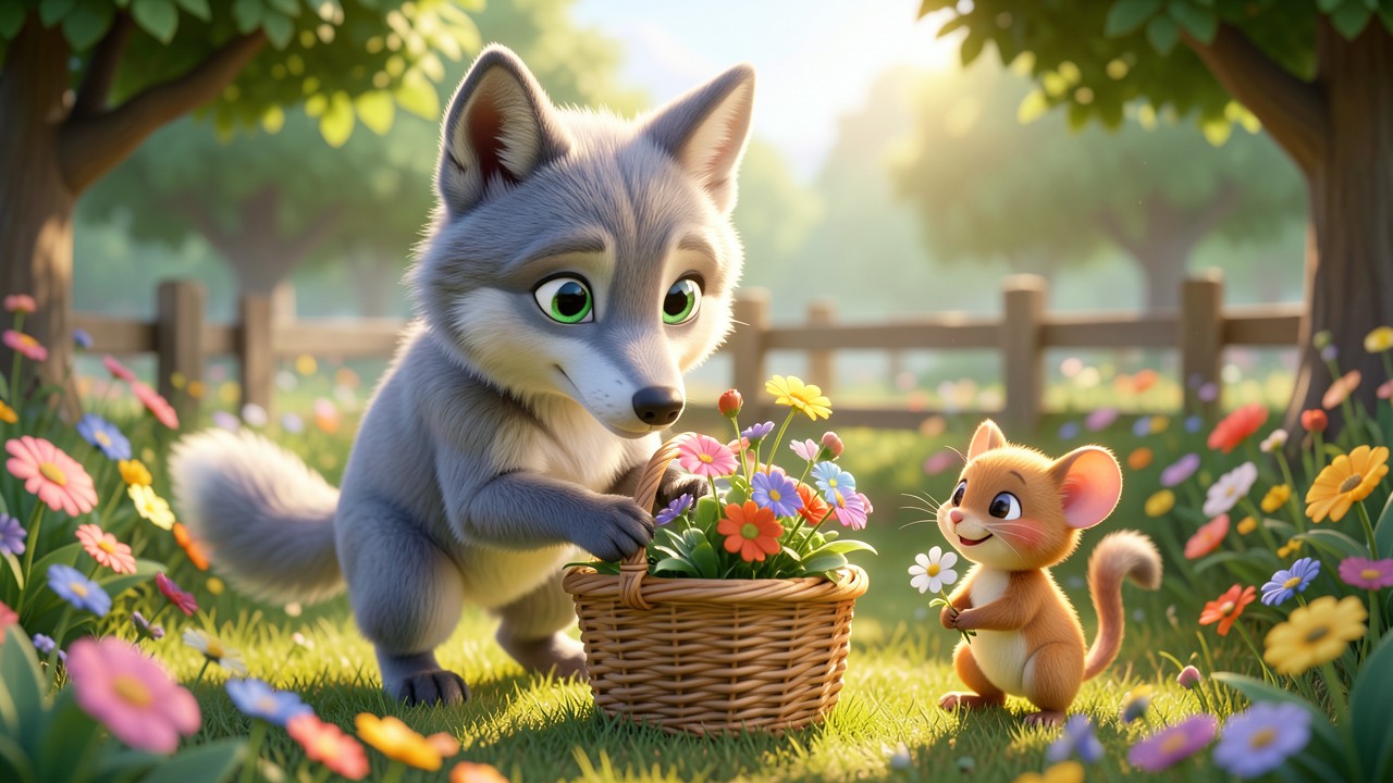 Histoires de loups: Le Loup qui Aimait les Fleuristes