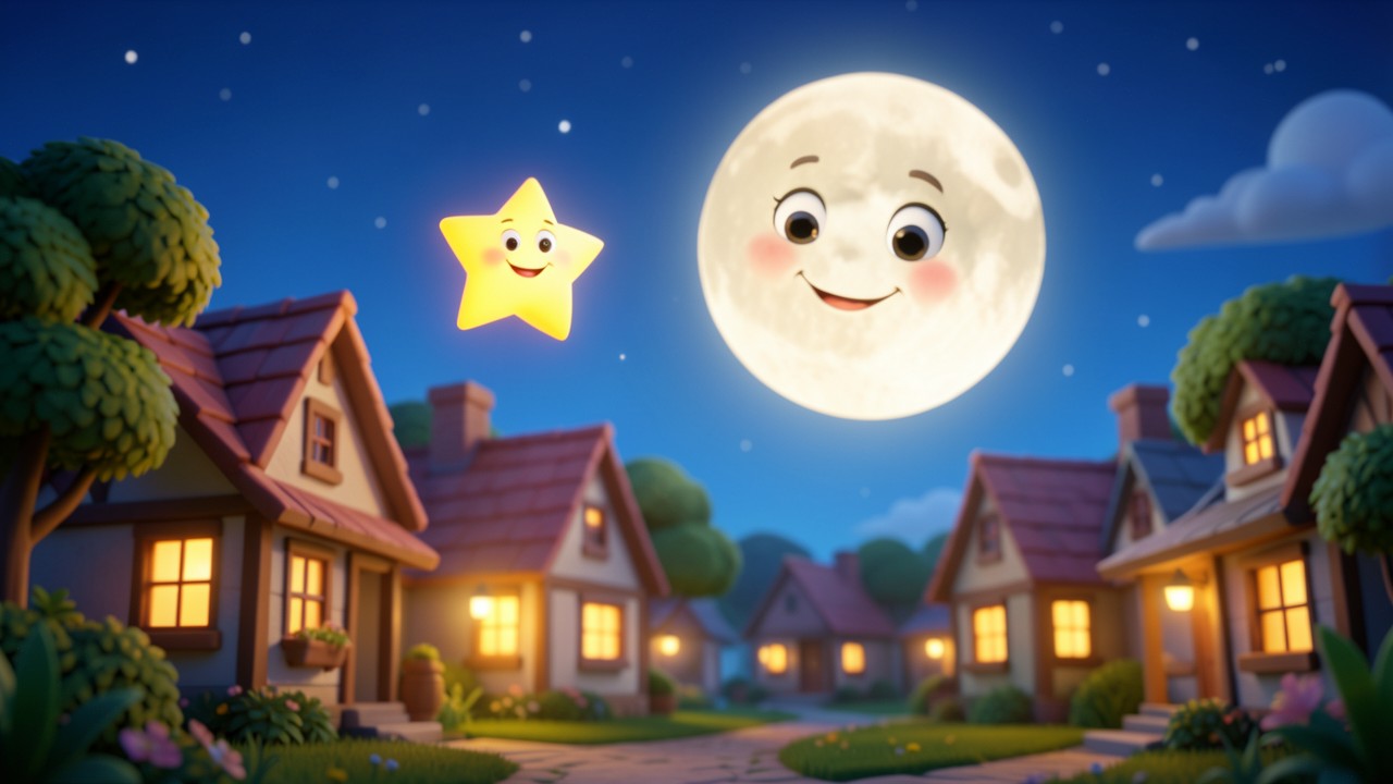 Liebesgeschichten kurz: Der Mond und das kleine Sternchen