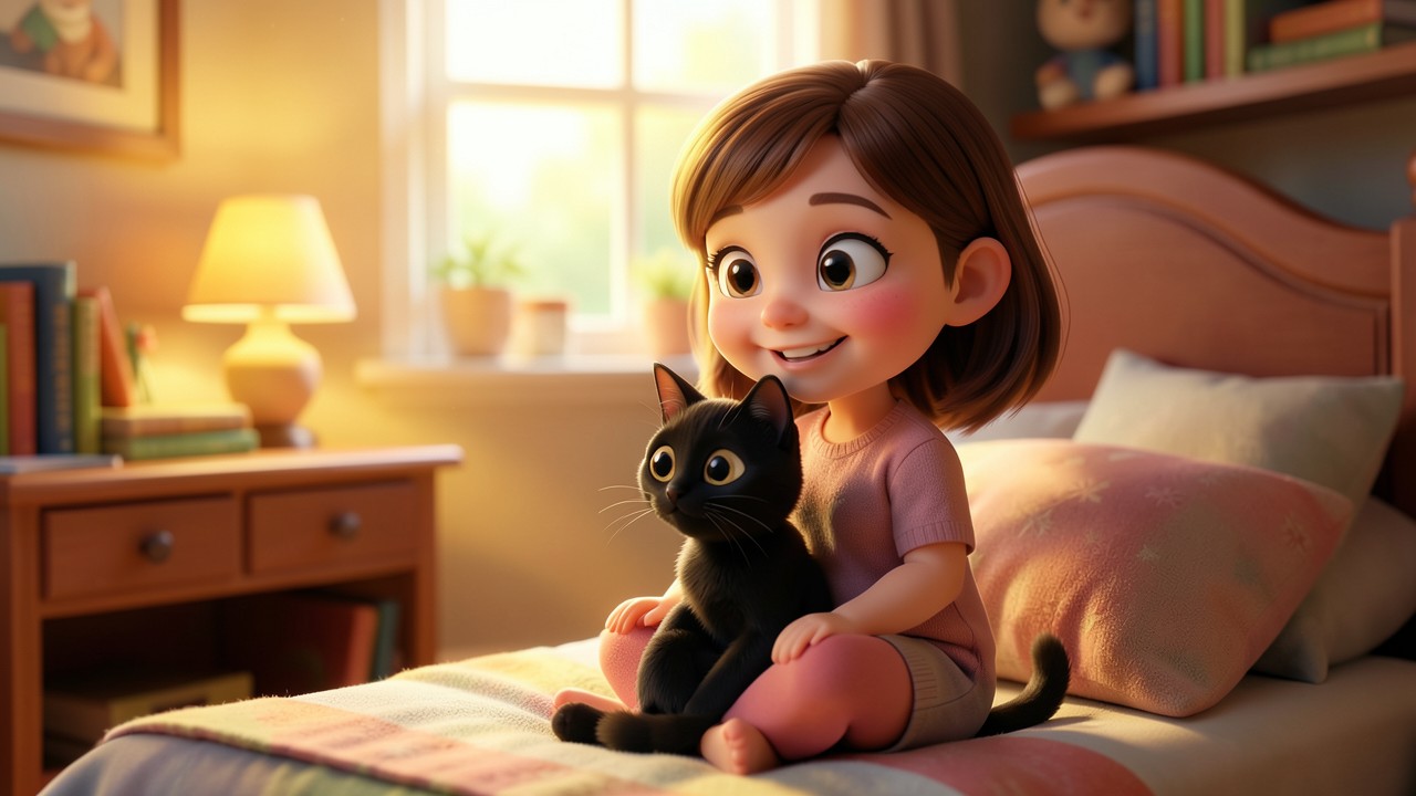 Histórias Infantil Curtas: A Menina e o Gato que Sabia Contar Histórias