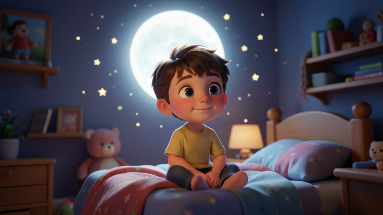 L'histoire du soir à lire : La Lune qui Chantait