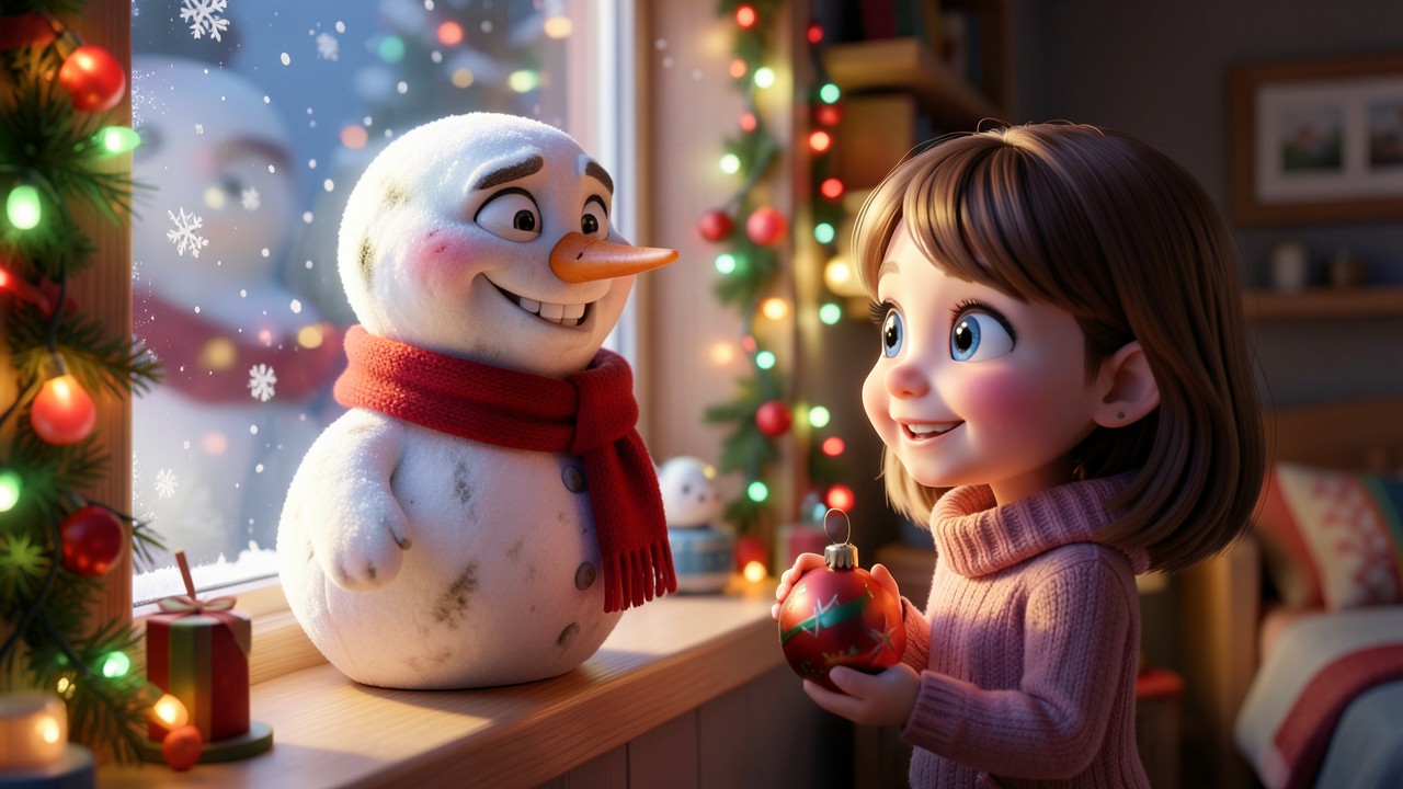 Kurzgeschichten zu Weihnachten: Der Schneemann, der vergessen wurde