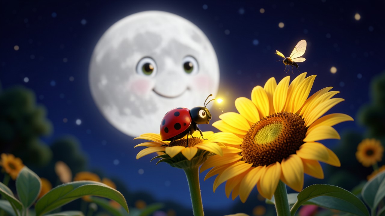 Racconto breve: La luna e il coccinello
