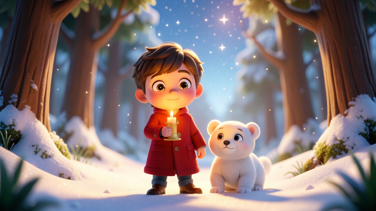 Histoires de Noël: Le Petit Marcheur et la Lueur Magique