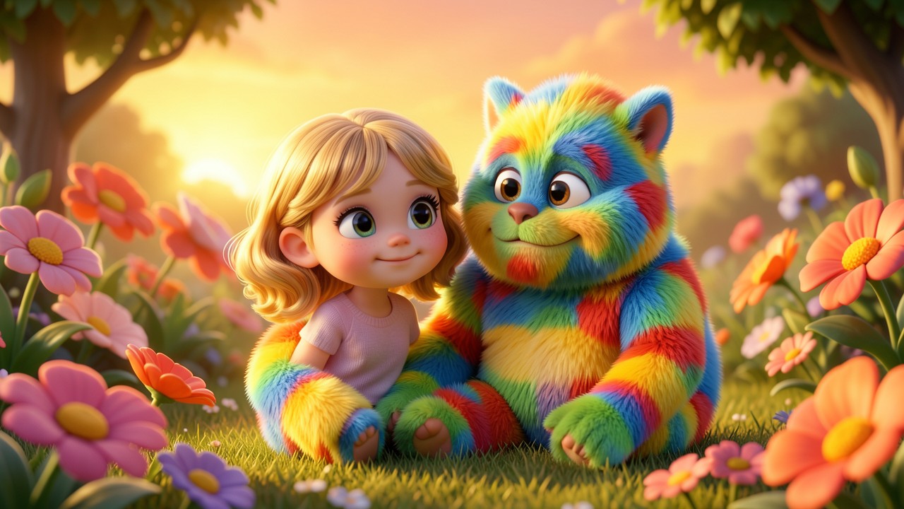 Histórias Curtas e Legais Infantil: A Menina e o Monstro das Cores