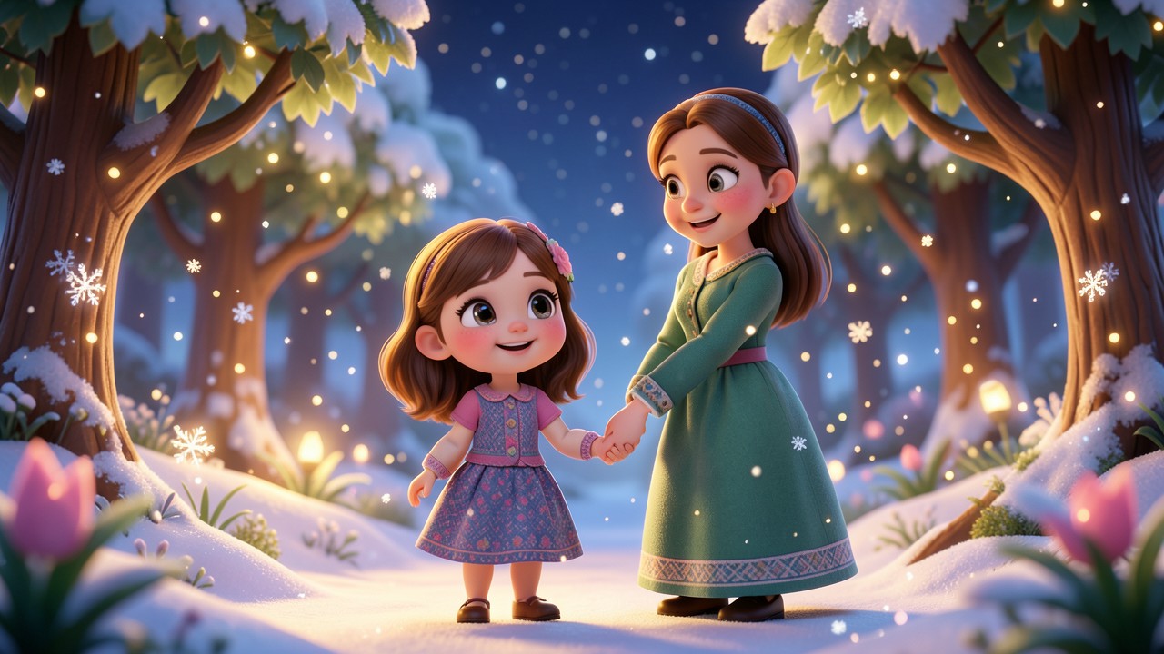 Histoires de Noël maternelle : La Petite Étoile et le Jardin des Rêves