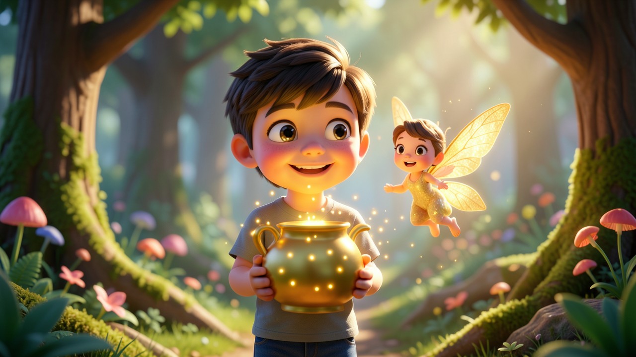 História infantil 4 anos: O Segredo do Pote de Ouro