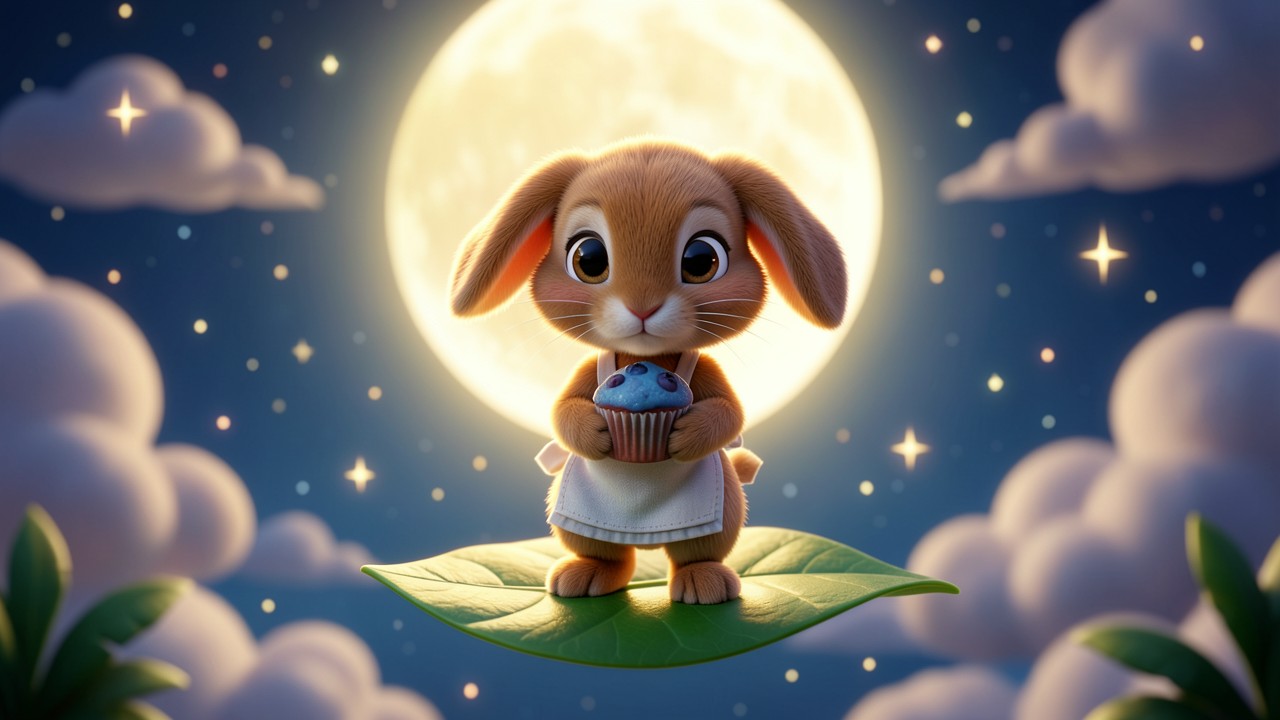 A Short Story for Kids About the Moon and the Missing Muffin