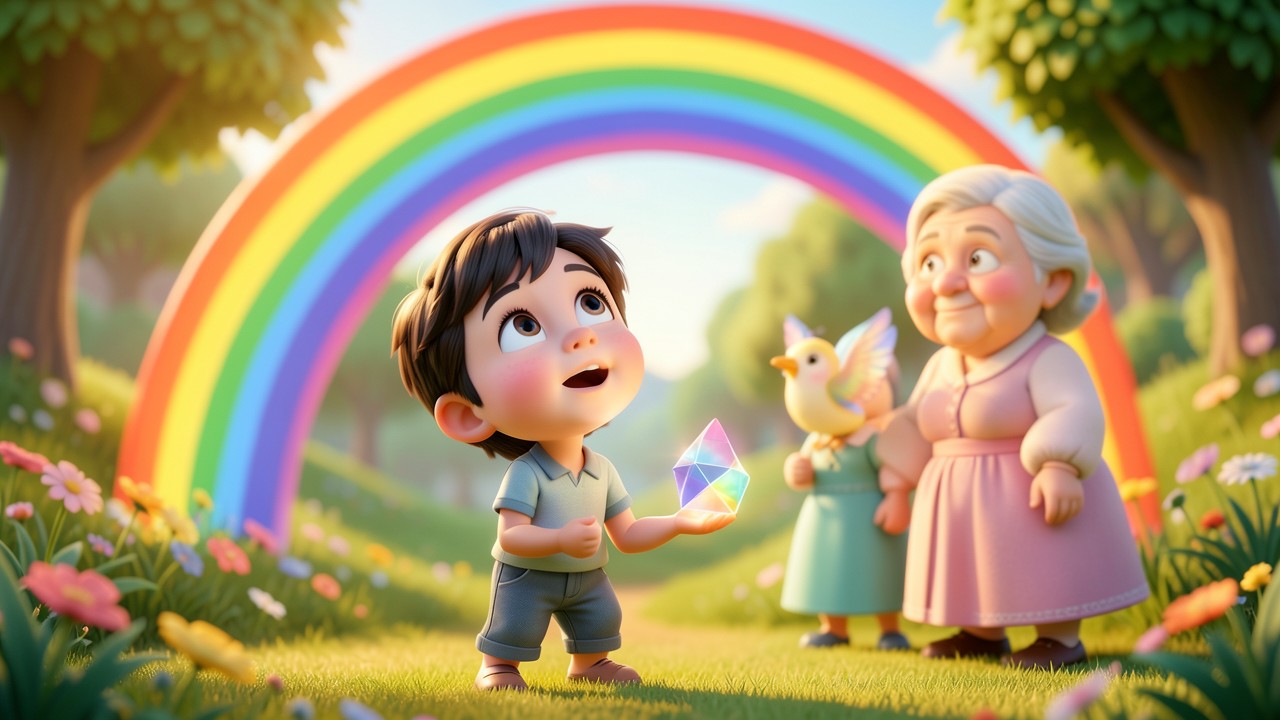 Cuentos informativos para niños: El misterio de los colores del arcoíris