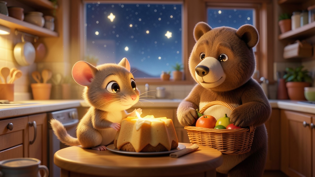 Favole per bambini brevi: La Torta di Stelle