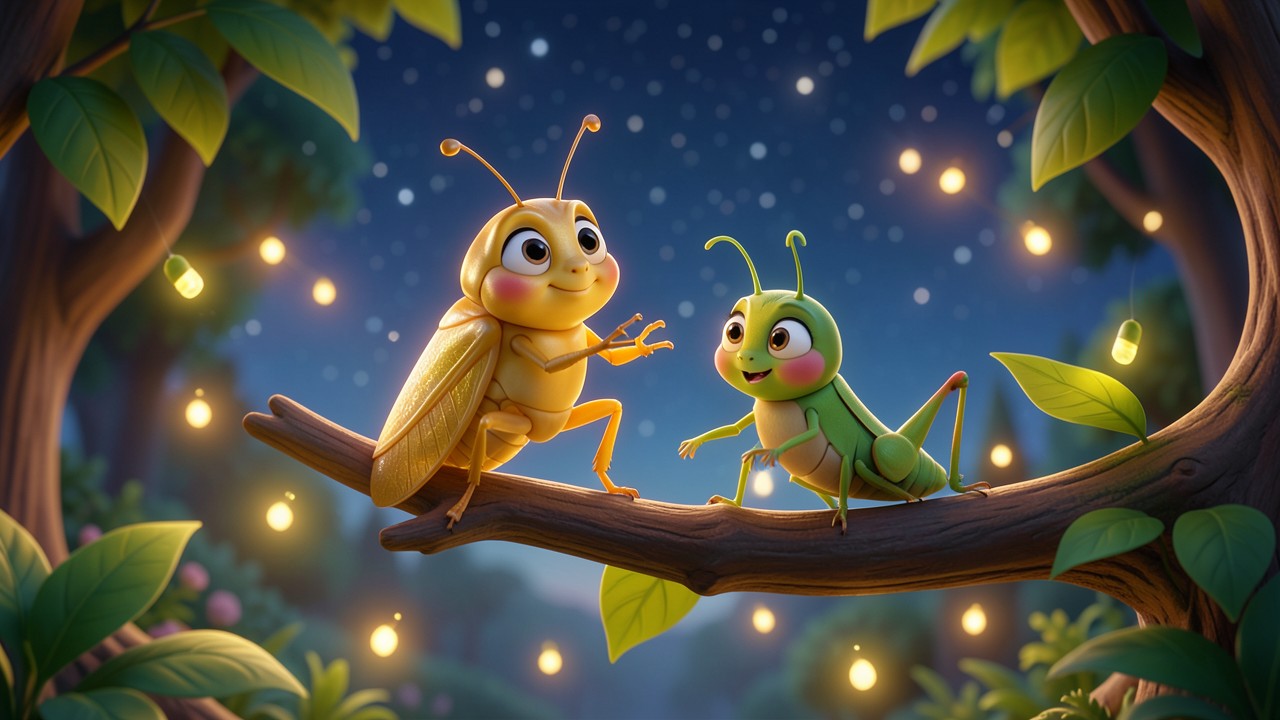 Favole della buonanotte animali: La cicala e il grillo