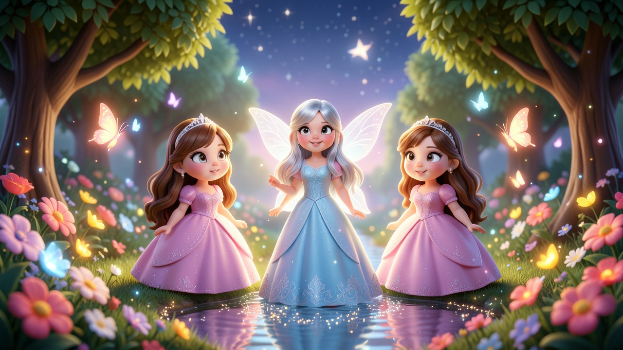 As Princesas de Conto de Fadas e o Segredo do Jardim Encantado