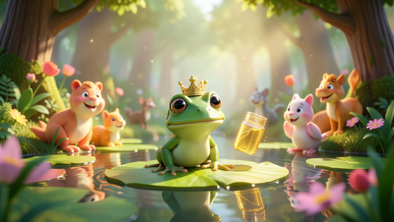 Märchen Froschkönig und das verschwundene Lachen