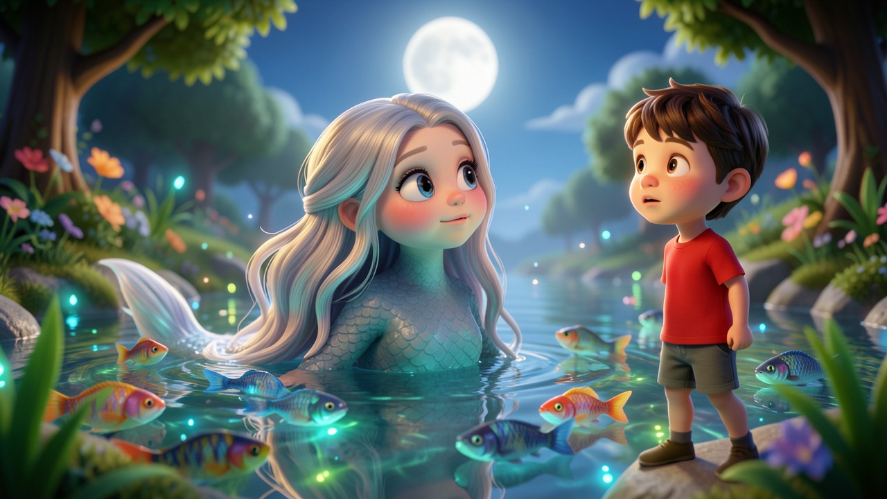 Lenda Iara a Sereia e o Menino que Sonhava com o Mar