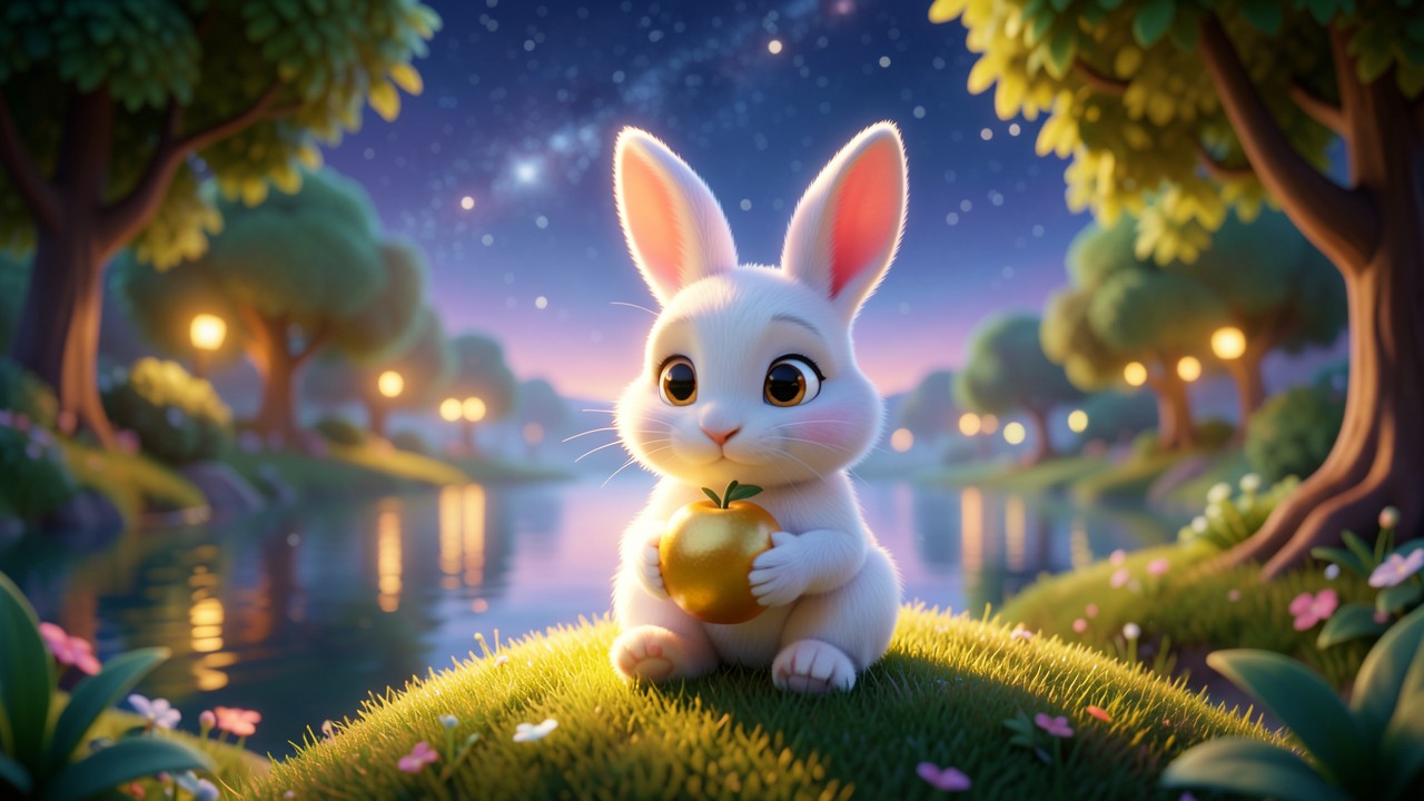 Cuento de un conejo blanco corto: La colina de los sueños