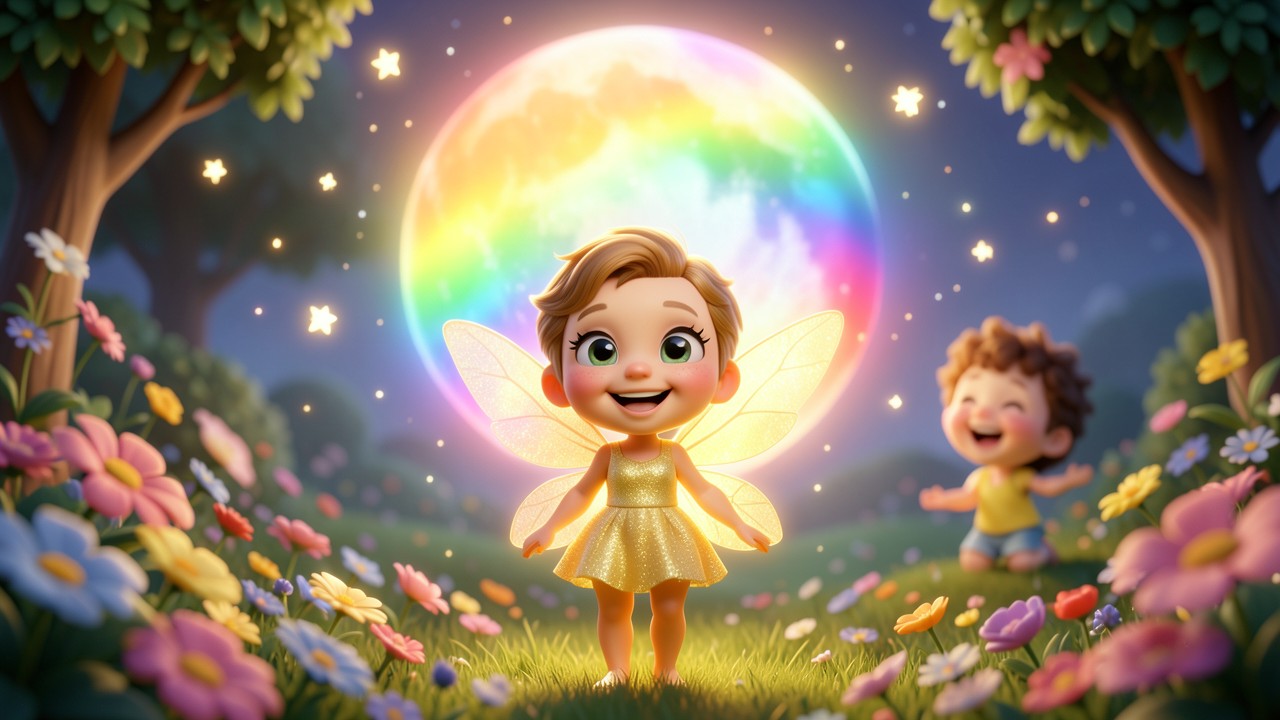 Cuentos de hadas cortos para niños: La luna que cantaba
