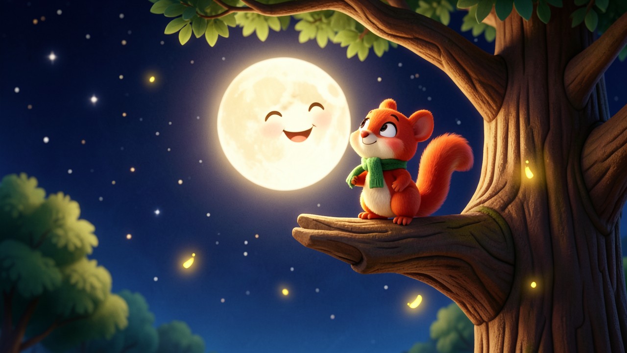 Une histoire pour enfant en ligne : Le Chant de la Lune