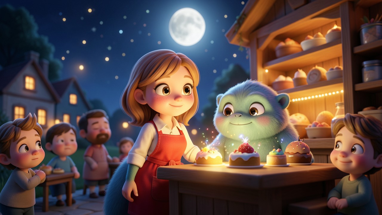 Kids Bedtime Stories: The Moonlight Baker