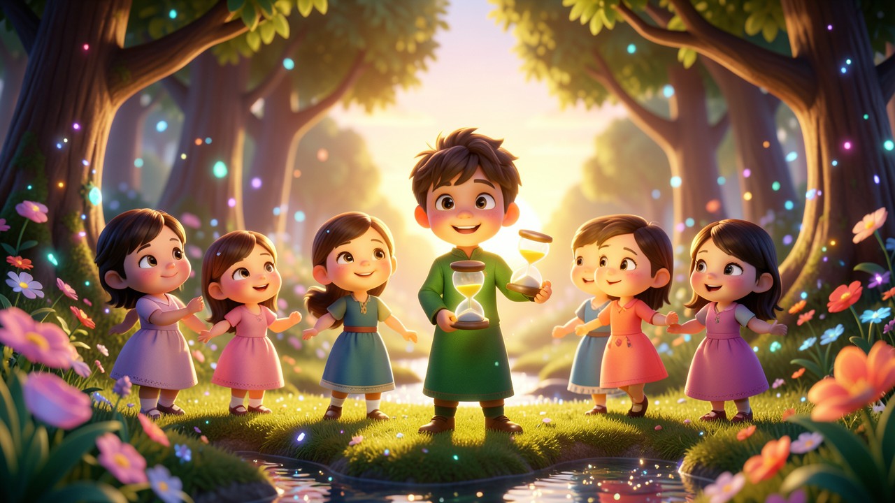Peter Pan cuento corto: La aventura del reloj de arena