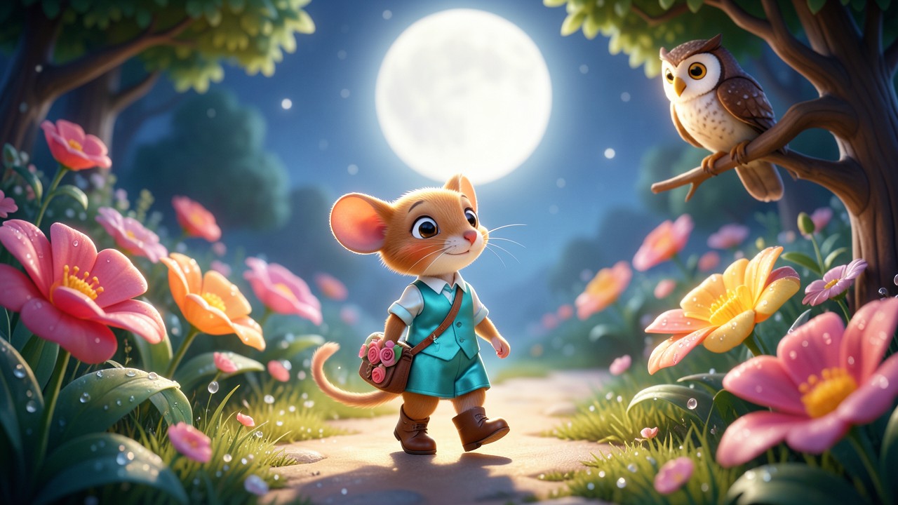 Histoire de la petite souris à lire sous la lune