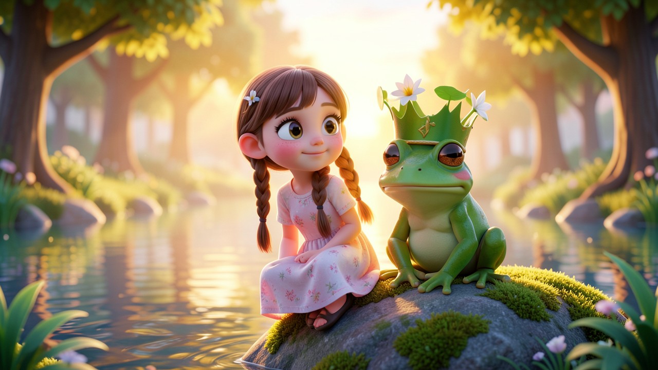Geschichte Froschkönig und das verlorene Lachen