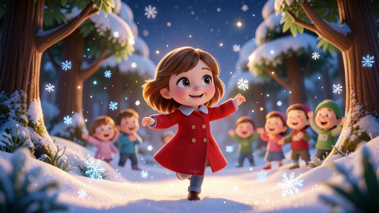 Racconti di Natale per Bambini: La Bambina che Insegnò alla Neve a Danzare