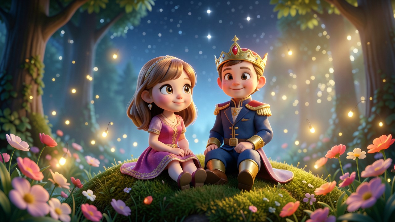 A Fairy Tale Romance in the Moonlit Forest