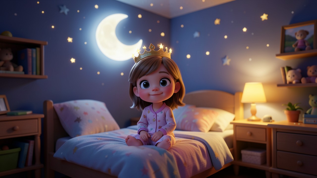 Histoire pour enfant pour dormir : La lune et les baisers de nuit