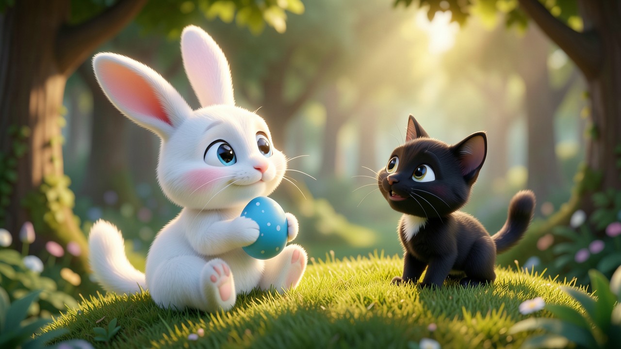 Kurze Ostergeschichten: Der Osterhase und das verlorene Ei