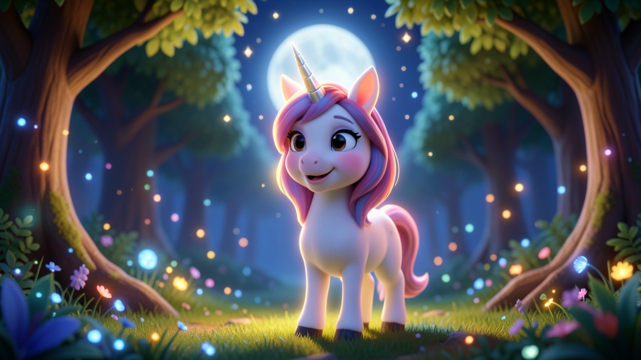Gute Nacht Geschichte Einhorn: Das verlorene Lied der Wälder
