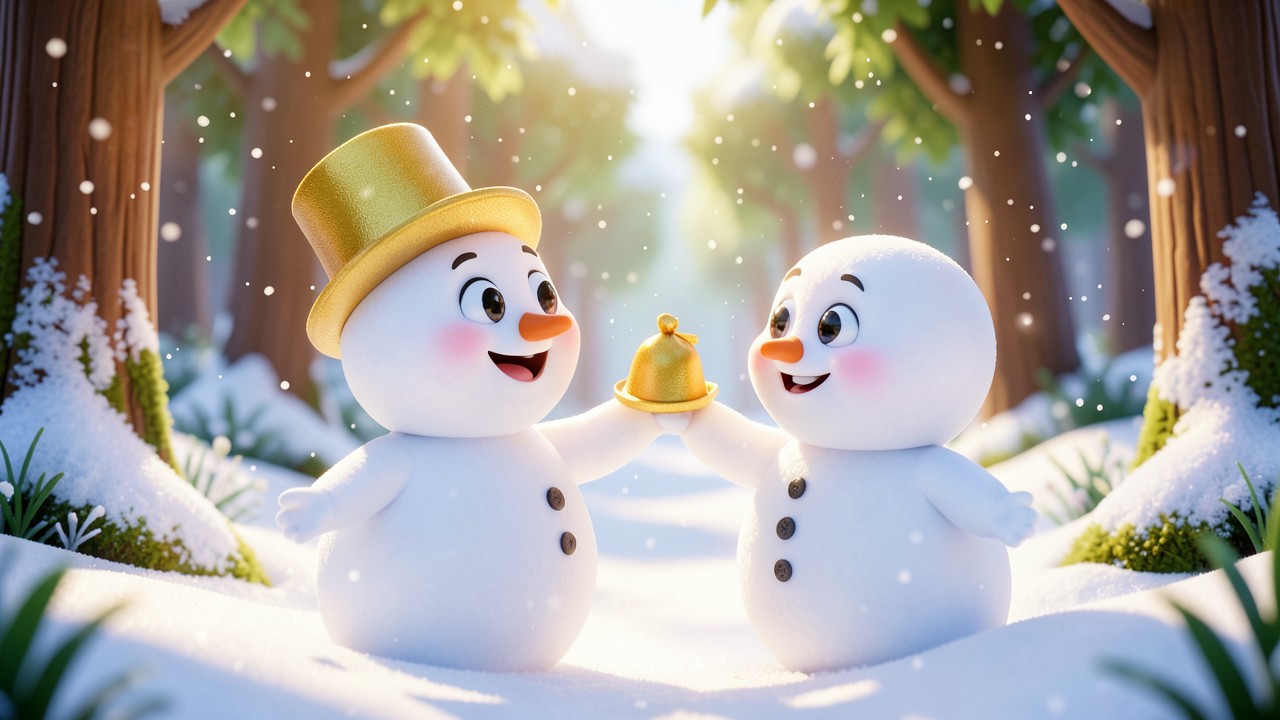 Wintergeschichten zum Vorlesen: Der Schneemann mit dem goldenen Hut