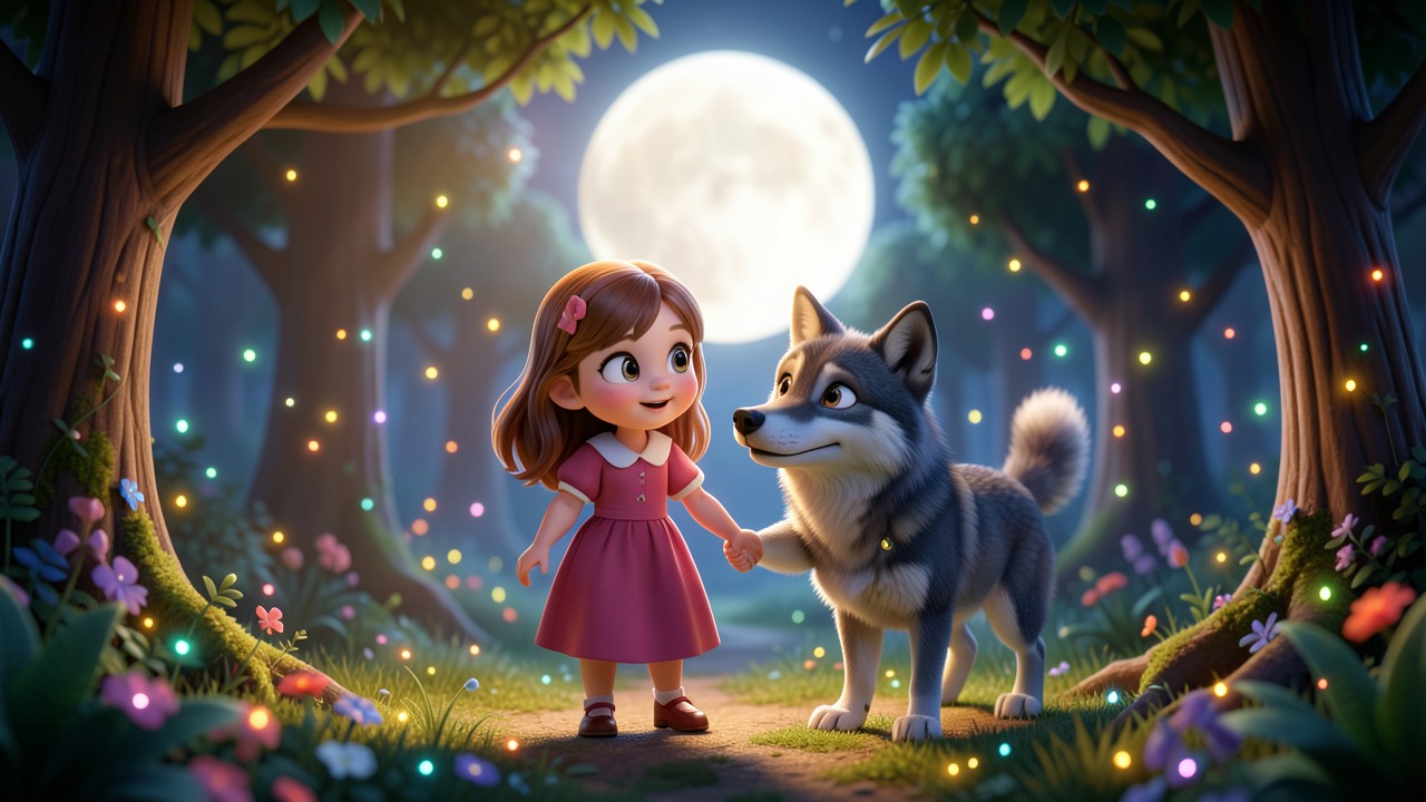 Nomes de Contos de Fadas: A Menina e o Lobo da Lua
