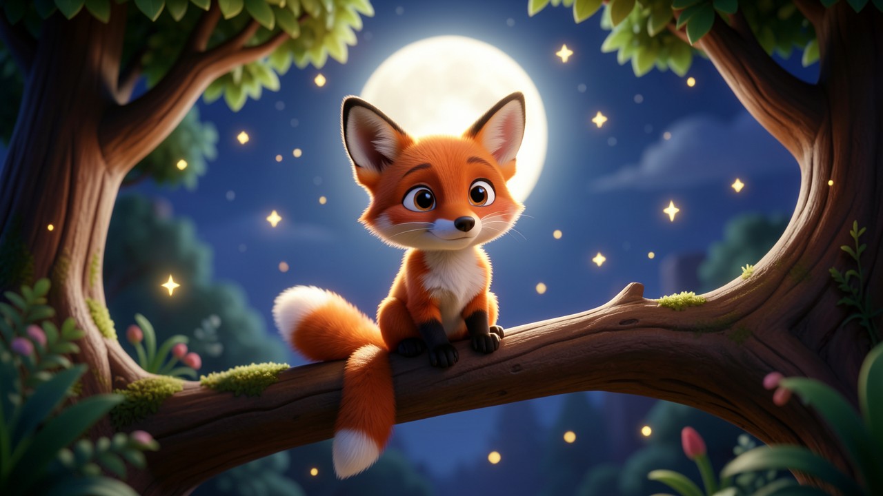 Gutenachtgeschichten mit dem Fuchs und dem Mond