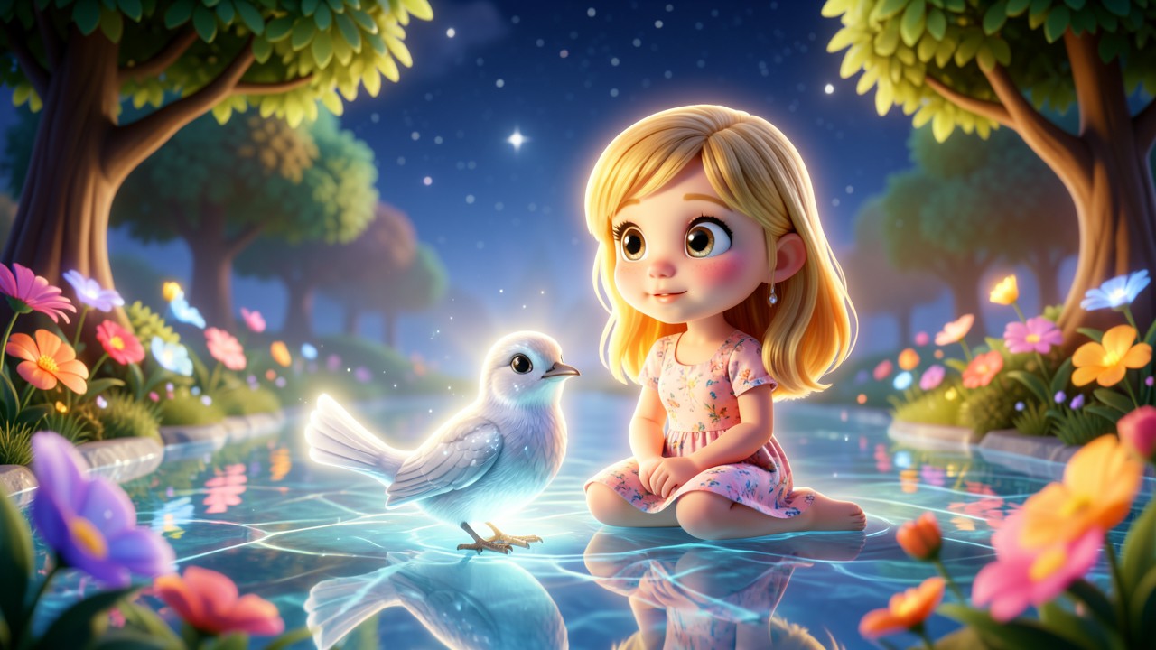 Historinhas de Princesa: A Menina e o Pássaro de Luz