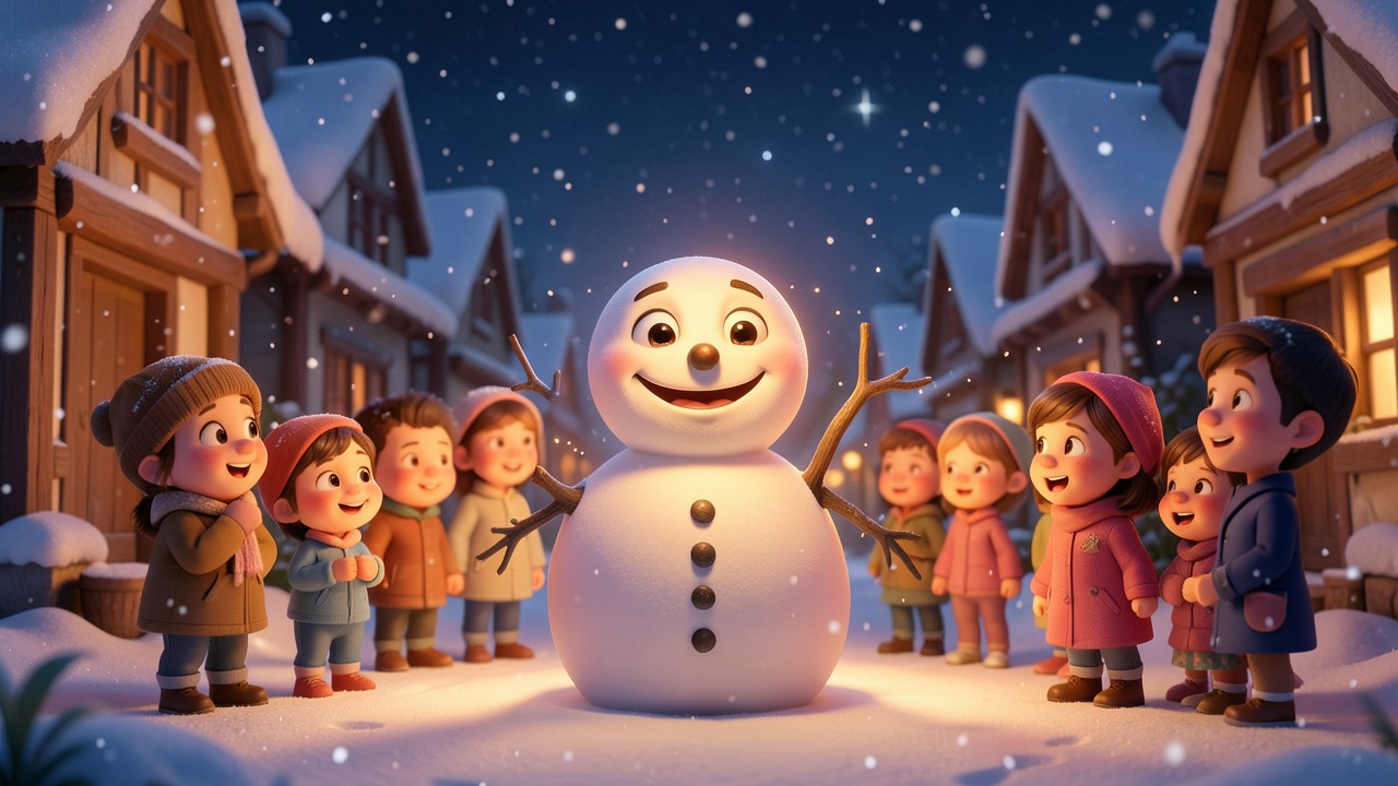 Weihnachtskurzgeschichten vom Schneemann mit der Zimtstimme