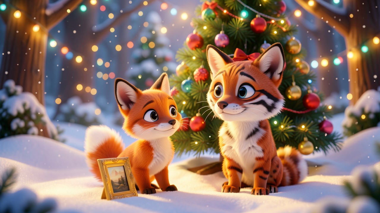 Weihnachtsgeschichten zum Nachdenken und Schmunzeln: Der kleine Luchs und das vergessene Geschenk