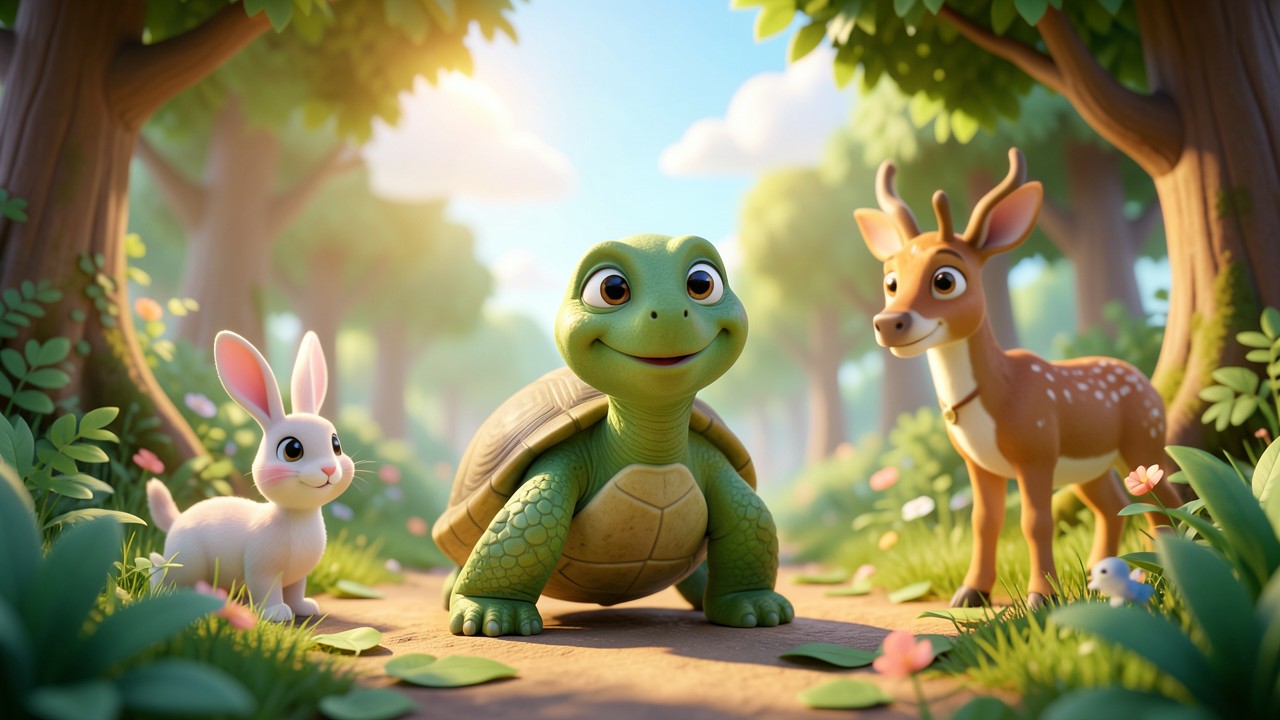 Cuentos con valores para niños: La tortuga que aprendió a sonreír