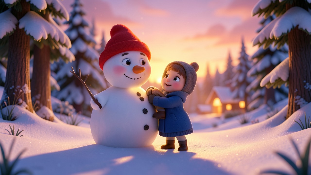 Kurze Weihnachtsgeschichten: Der Schneemann mit der warmen Seele